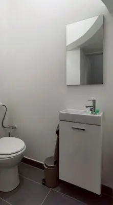 Ein Badezimmer in der Unterkunft Bacher Apartment