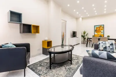 TV/Unterhaltungsangebot in der Unterkunft Spacious 2 bedroom apartment nearby center