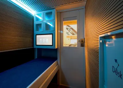 TV/Unterhaltungsangebot in der Unterkunft Resting Pods - Zzzleepandgo Wien Airport