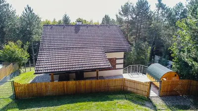 Das Gebäude in dem sich die Ferienwohnung befindet