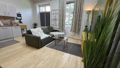 Küche/Küchenzeile in der Unterkunft Appartment Rosengarten