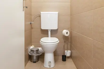 Ein Badezimmer in der Unterkunft Affordable 1BR Apt, Next to Rennweg & Belvedere