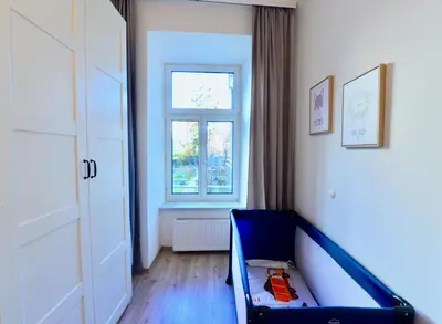 Ein Bett oder Betten in einem Zimmer der Unterkunft Perfect for Families and Mid-Term-Stays