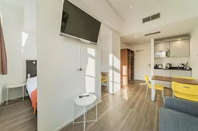 Grundriss der Unterkunft bookVienna Apartments - Top02 Top03 - Cozy 1BR