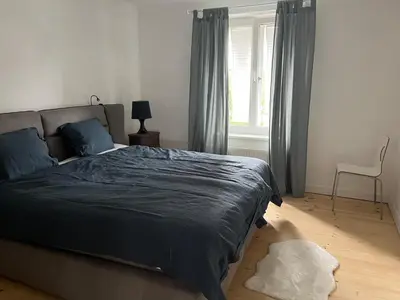 Ein Bett oder Betten in einem Zimmer der Unterkunft Oggau Cottage