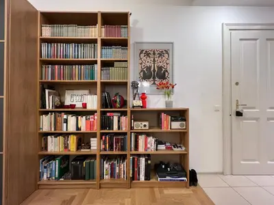 Die Bibliothek in der Ferienwohnung