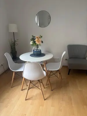 Ein Sitzbereich in der Unterkunft Central Alpha Apartment 7min to the city centar