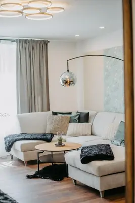 Ein Sitzbereich in der Unterkunft Ferienhaus25
