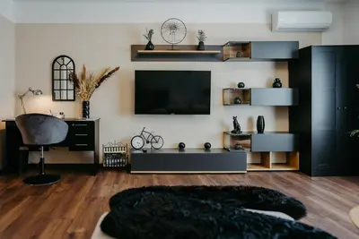 TV/Unterhaltungsangebot in der Unterkunft Ferienhaus25