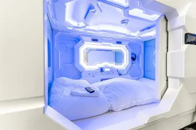 Ein Bett oder Betten in einem Zimmer der Unterkunft Space Home Apartment - City Hall