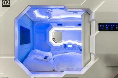 Ein Bett oder Betten in einem Zimmer der Unterkunft Space Home Apartment - City Hall