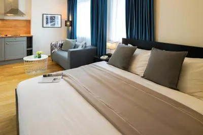 Ein Bett oder Betten in einem Zimmer der Unterkunft Citadines South Vienna