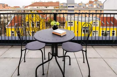Ein Balkon oder eine Terrasse in der Unterkunft Citadines South Vienna