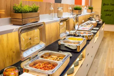 Essen im Aparthotel oder in der Nähe