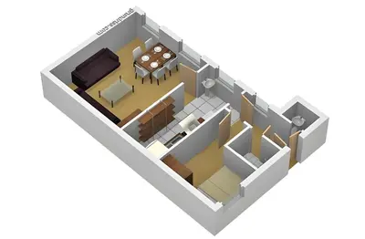 Grundriss der Unterkunft Modern flat with 2 rooms, close to Schönbrunn