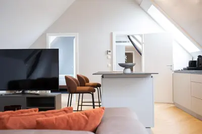 TV/Unterhaltungsangebot in der Unterkunft Blackhome Wien I contactless check-in