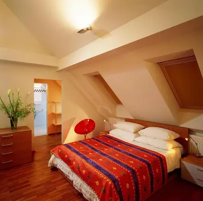 Ein Bett oder Betten in einem Zimmer der Unterkunft Schlossquadrat Apartment 16