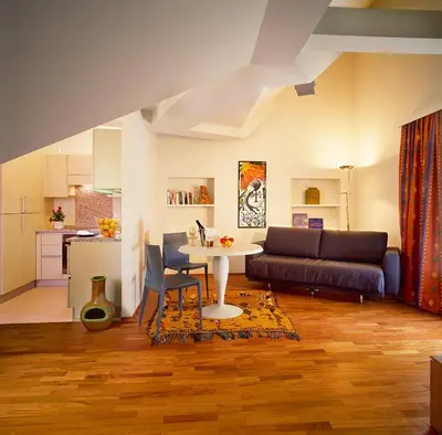 Küche/Küchenzeile in der Unterkunft Schlossquadrat Apartment 16