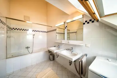 Ein Badezimmer in der Unterkunft Schlossquadrat Apartment 16