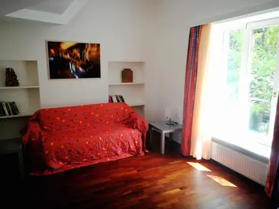 Ein Bett oder Betten in einem Zimmer der Unterkunft Schlossquadrat Apartment 16