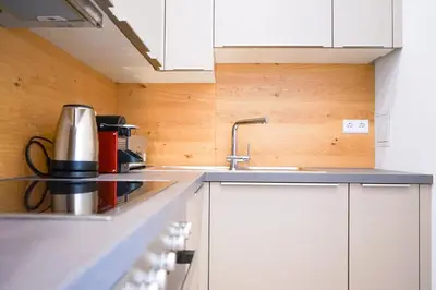 Küche/Küchenzeile in der Unterkunft Nadland Apartments B7