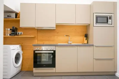 Küche/Küchenzeile in der Unterkunft Nadland Apartments B7