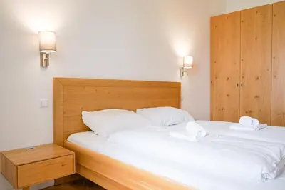 Ein Bett oder Betten in einem Zimmer der Unterkunft Nadland Apartments B7