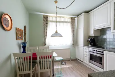 Küche/Küchenzeile in der Unterkunft Wohnung in Zentrumsnähe beim Hauptbahnhof (100 m2)