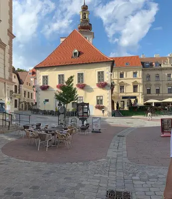Das Gebäude in dem sich die Ferienwohnung befindet