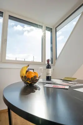 Grundriss der Unterkunft Rooftop Apartments mit großer Terrasse