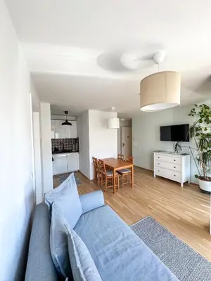 Ein Sitzbereich in der Unterkunft Vienna Sunny Side Up Apartments