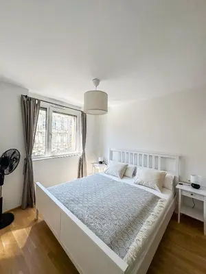 Ein Bett oder Betten in einem Zimmer der Unterkunft Vienna Sunny Side Up Apartments
