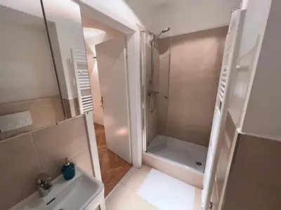 Ein Badezimmer in der Unterkunft Exclusive Apartment Center Vienna