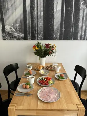 Essen in der Ferienwohnung oder in der Nähe