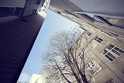 Das Gebäude in dem sich die Ferienwohnung befindet