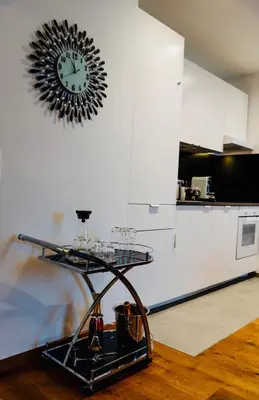 Küche/Küchenzeile in der Unterkunft Wien-Appartement, Contactless - Self-Check-In