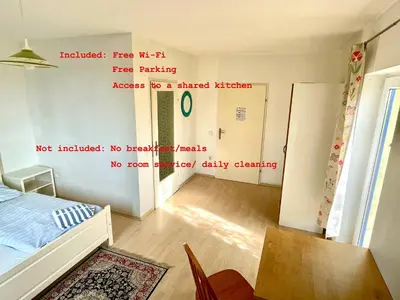 Ein Bett oder Betten in einem Zimmer der Unterkunft Apartments Liesingbach