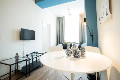 TV/Unterhaltungsangebot in der Unterkunft Bright boutique apartment located 15 min from Stephansdom