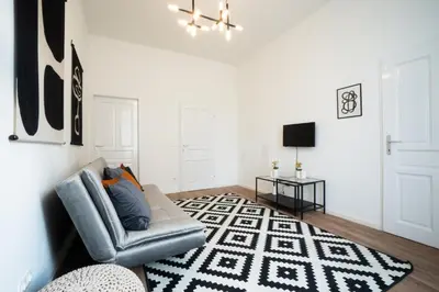 TV/Unterhaltungsangebot in der Unterkunft Bright boutique apartment located 15 min from Stephansdom