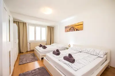 Ein Bett oder Betten in einem Zimmer der Unterkunft Lavie