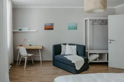 Ein Sitzbereich in der Unterkunft Haus Mörbisch
