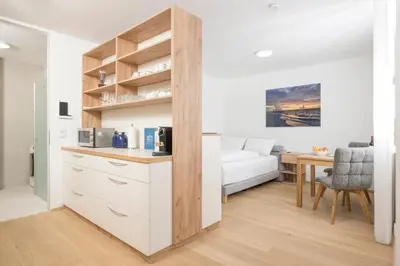 Küche/Küchenzeile in der Unterkunft Cozy Ottakring
