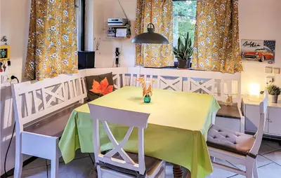 Ein Sitzbereich in der Unterkunft Ferienhaus-Wiendonaustadt