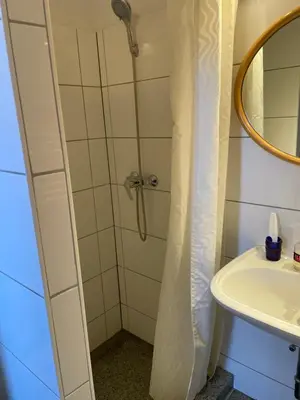 Ein Badezimmer in der Unterkunft Nationalpark Lobau Wohnung