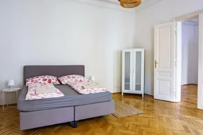 Ein Bett oder Betten in einem Zimmer der Unterkunft Vienna City Apartment University