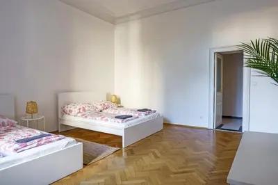 Ein Bett oder Betten in einem Zimmer der Unterkunft Vienna City Apartment University