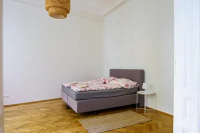 Ein Bett oder Betten in einem Zimmer der Unterkunft Vienna City Apartment University