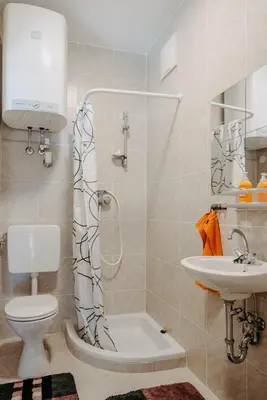 Ein Badezimmer in der Unterkunft Ferienhaus RADO