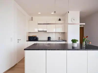 Küche/Küchenzeile in der Unterkunft Exklusives Ferienhaus - Direkt am Neusiedler See