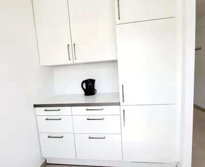 Küche/Küchenzeile in der Unterkunft Buchengasse Apartment Vienna - Free Highspeed-Internet